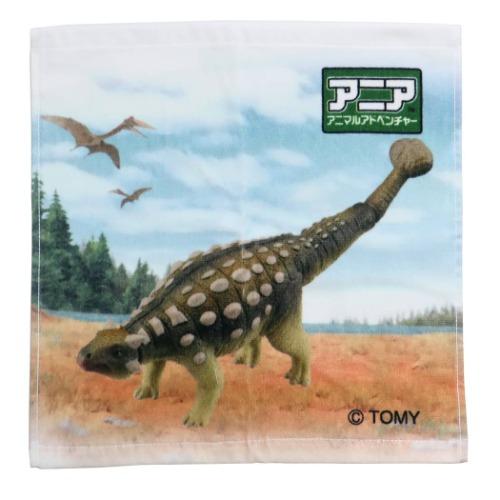 ハンドタオル インクジェットプリント ウォッシュタオル 恐竜 アニア アニマルアドベンチャー アンキロサウルス 林タオル Hyt Wk 雑貨 アートの通販店 ベルコモン 通販 Yahoo ショッピング