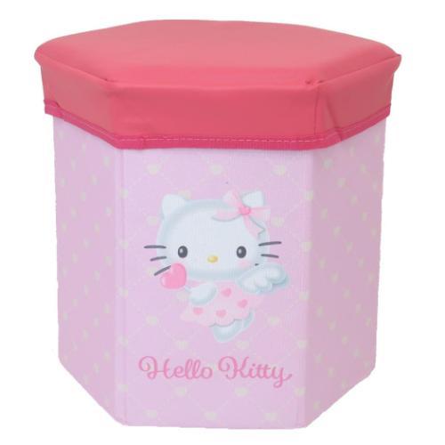 折りたたみ収納スツール 収納ボックス ハローキティ サンリオ アイ