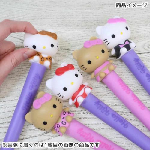 ボールペン ぷるぷるマスコットゲルペン ハローキティ ピンク水着