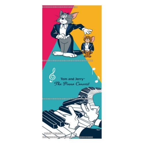 チケットホルダー ミニクリアファイル PIANO CONCERT トムとジェリー