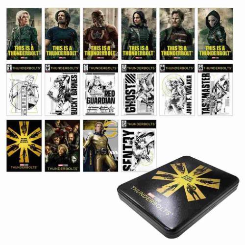 marvel ウィンターソルジャー ブロマイド フォト ポストカード 缶ケース入りPOSTCARD 16枚セット ポストカード サンダーボルツ MARVEL