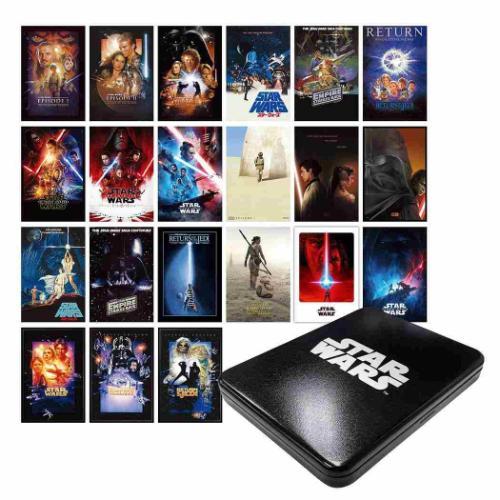 ポストカード 缶ケース入りPOSTCARD 21枚セット STAR WARS SAGA スター