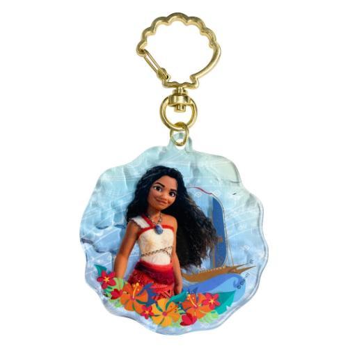 波型アクリルキーホルダー キーホルダー モアナと伝説の海2 ディズニー
