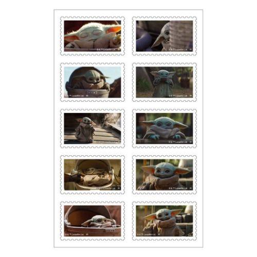 キャラクターシール 切手型クリアステッカー STAR WARS スターウォーズ