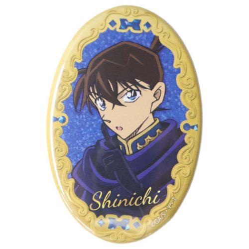 オーバルカンバッジ 缶バッジ 工藤新一 名探偵コナン 少年サンデー