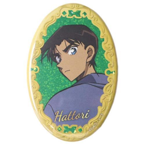 オーバルカンバッジ 缶バッジ 名探偵コナン 服部平次 アイアップ 少年