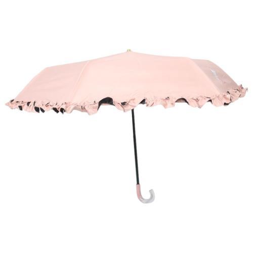 折りたたみ傘 晴雨兼用折畳傘フリルタイプ サンリオ ハローキティ