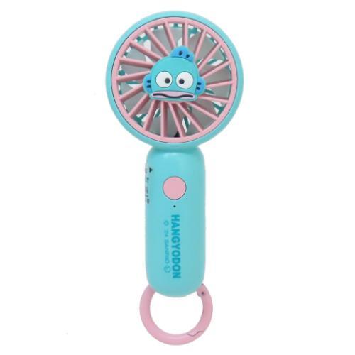サンリオ カラナビ付きminiファン ファン ハンギョドン クロミ sanrio サンリオ ハンディファン 携帯用 扇風機 カラナビ付き