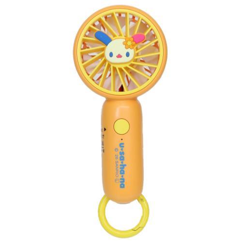 カラビナ付きminiFAN 携帯用扇風機 サンリオ ウサハナ ジェイズ