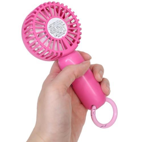 カラビナ付きminiFAN 携帯用扇風機 こびとづかん カクレモモジリ