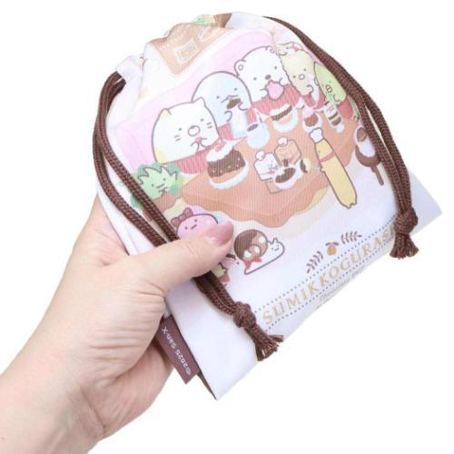 巾着袋 きんちゃくポーチ チョコレートフェア すみっコぐらし