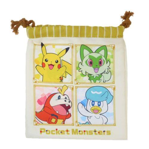 巾着 きんちゃくポーチ 巾着袋 ポケットモンスター ピカチュウ