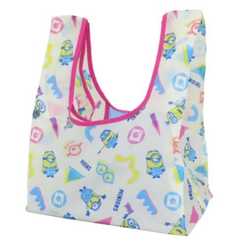 ショッピングバッグ ポケット付きプチエコバッグ イエロー ミニオンズ ユニバーサル映画 ケイカンパニー | 