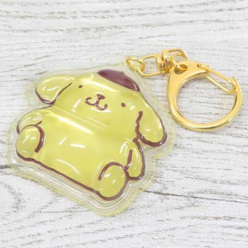 キーリング ぷっくりったいキーホルダー ポムポムプリン サンリオ ケイ