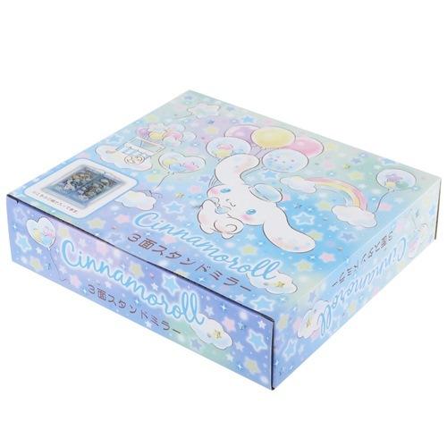 卓上ミラー 3面スタンドミラー サンリオ シナモロール ケイ