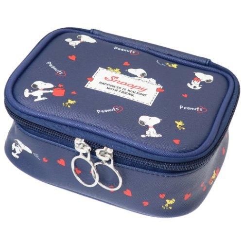 化粧ポーチ バニティ型 コスメポーチ ネイビー スヌーピー ピーナッツ ケイカンパニー プレゼント Kc Es334a 雑貨 アートの通販店 ベルコモン 通販 Yahoo ショッピング