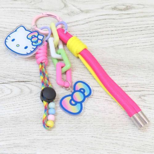 ハローキティプチストラップ キーリング ストラップチャーム ハローキティ サンリオ レッド