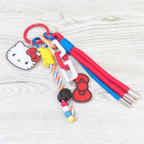 ハローキティプチストラップ キーリング ストラップチャーム ハローキティ サンリオ レッド