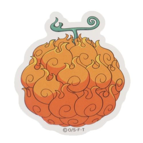 ステッカー キャラクター 悪魔の実ステッカー ワンピース メラメラの実