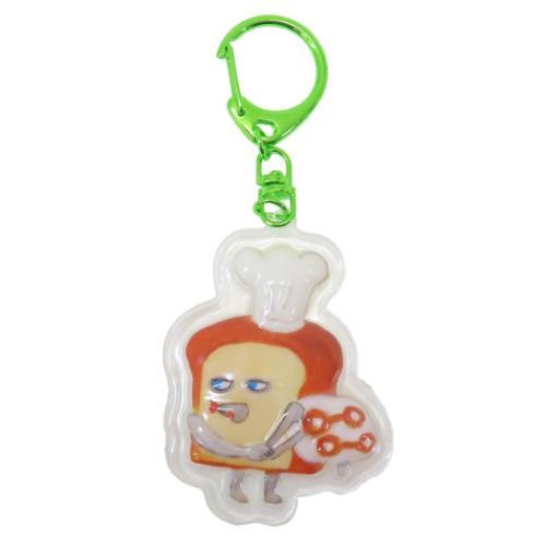 キーリング ぷっくりったいキーホルダー パンどろぼう おやすいごよう