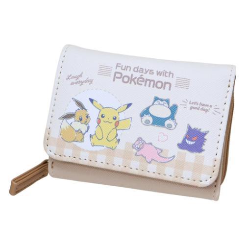 ミニウォレット ミニ財布 三つ折りコンパクト財布 ポケットモンスター