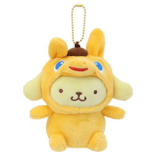 レア　サンリオ ポムポムプリン 幼稚園児 マスコット ぬいぐるみ ボールチェーン サンリオ ポムポムプリン 幼稚園児 マスコット ぬいぐるみ ボール