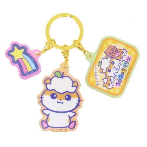 キーリング 3連アクリルキーホルダー コロコロクリリン 胸キュン