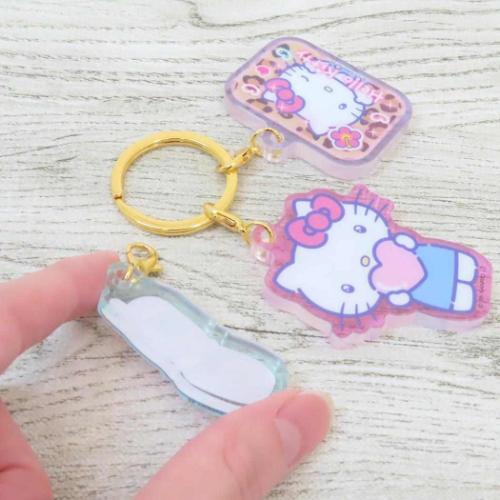 キーリング 3連アクリルキーホルダー 胸キュンメモリーズ ハローキティ