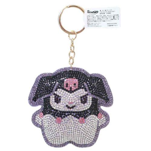 クロミキティキーホルダーラインストーンぬいぐるみクロミちゃんサンリオかわいい Kcompany（ケイカンパニー） キーホルダー ラインストーンマスコット