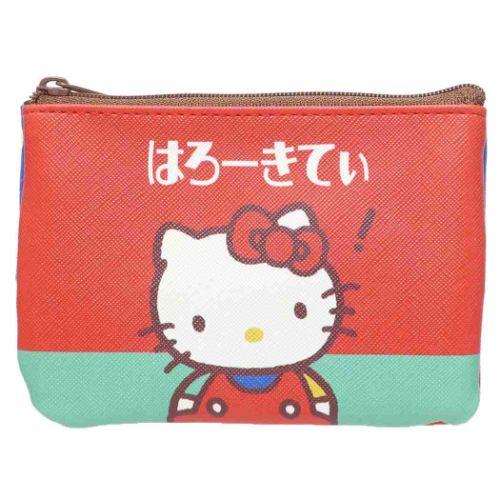 ハローキティー　レトロ　昭和 ポケットティッシュを入れることができるミニバッグ ハローキティー レトロ 昭和 ポケットティッシュを入れることが