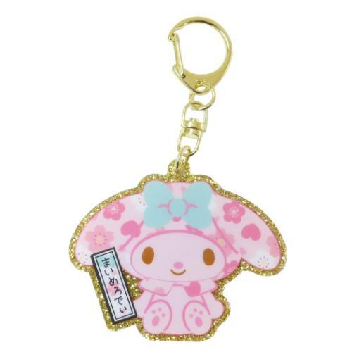 キーリング アクリルキーホルダー 和雑貨シリーズ マイメロディ