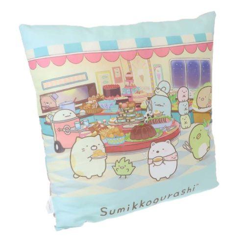 クッション スクエアクッション ツギハギ工場のふしぎなコ 場面写 すみ