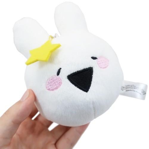 すこぶる動くウサギ キーホルダー キャラクター グッズ フェイス ぬいぐるみ マスコット スター Lineクリエイターズ Kc Su Fb St 雑貨 アートの通販店 ベルコモン 通販 Yahoo ショッピング