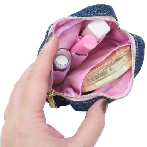 コスメポーチ ポケット付きマルチポーチ ウサハナ サンリオ : 雑貨