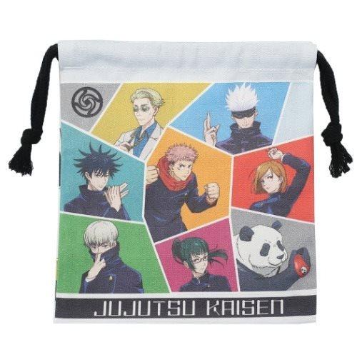 Xs きんちゃくポーチ 巾着袋 アニメキャラクター 小物入れ 新学期準備雑貨 マルヨシ 少年ジャンプ 新入学 グレー 呪術廻戦 巾着袋 男性に人気 Www Ageti Fr