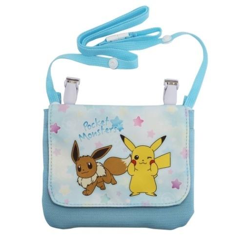 子供用 ポケットポーチ ショルダー付き クリップポケット ポケモン ポケットモンスター ピカチュウ イーブイ サックス マルヨシ キッズポシェット Kcmy Kpk2 1301 雑貨 アートの通販店 ベルコモン 通販 Yahoo ショッピング