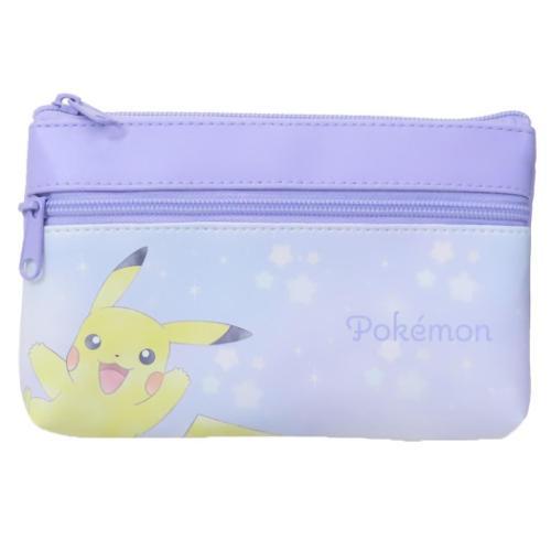ペンケース フラットポーチ ポケットモンスター パープル マルヨシ