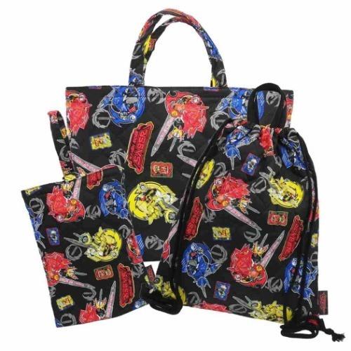 男の子向け 仮面ライダーセイバー 入学準備 袋 セット 入学入園3点