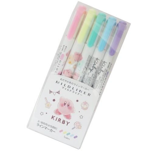 マイルドライナー 5色セット ライン マーカー 星のカービィ Nintendo カミオジャパン ゼブラ Kmo 雑貨 アートの通販店 ベルコモン 通販 Yahoo ショッピング