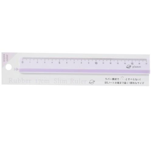 カミオジャパン ものさし IROIRO COLOR 17cm 定規 ラバーすべり止め