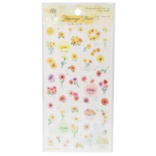 シールシート フルラージュフルールシール マーガレットの花言葉 フラワー カミオジャパン Kmo 6036 雑貨 アートの通販店 ベルコモン 通販 Yahoo ショッピング