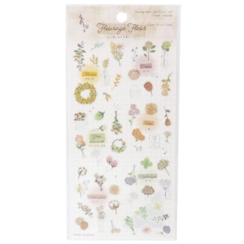 フルラージュフルールシール シールシート ドライフラワーの花言葉 フラワー カミオジャパン Kmo 6042 雑貨 アートの通販店 ベルコモン 通販 Yahoo ショッピング