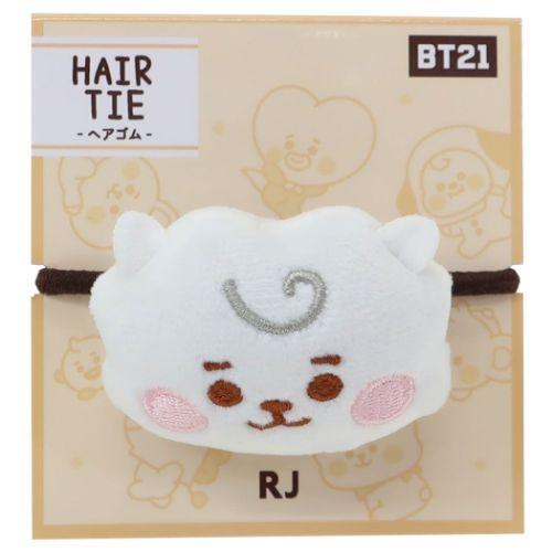BT21 ヘアアクセ マスコットヘアゴム RJ LINE FRIENDS カミオ