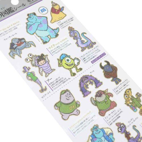 カミオジャパン シールシート 大人の図鑑シール モンスターズインク
