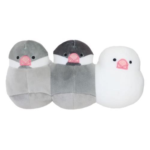 ペンケース ぬいぐるみペンポーチ 大人の図鑑 文鳥 新入学 カミオ
