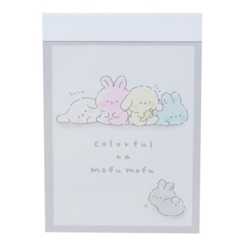 カミオジャパン メモ帳 ミニメモ カラフルナモフモフ かわいい 文房具