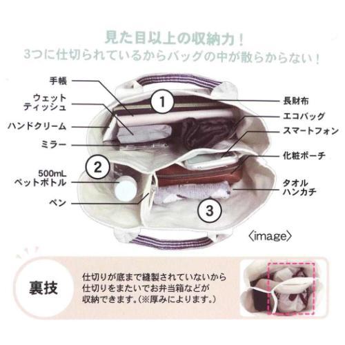 ミニバッグ 収納上手ミニトート ひょっこりピカチュウ