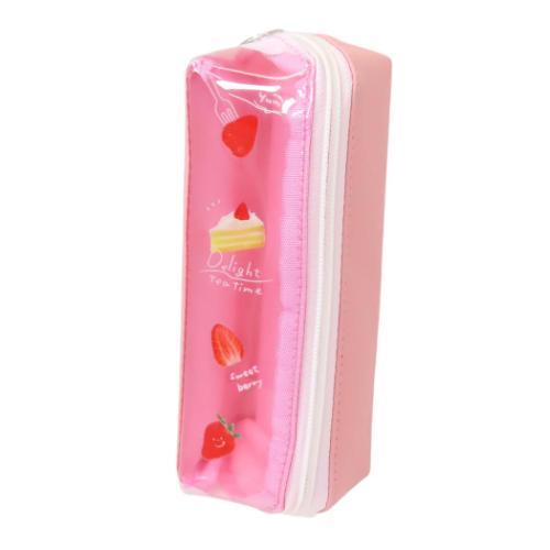 ターンオープンペンケース ペンポーチ 新入学 DELIGHT TEA TIME カミオ