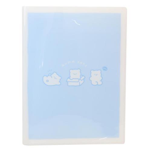 ポケットファイル 10ポケットクリアファイル A4 COLOR DAYS KUMA