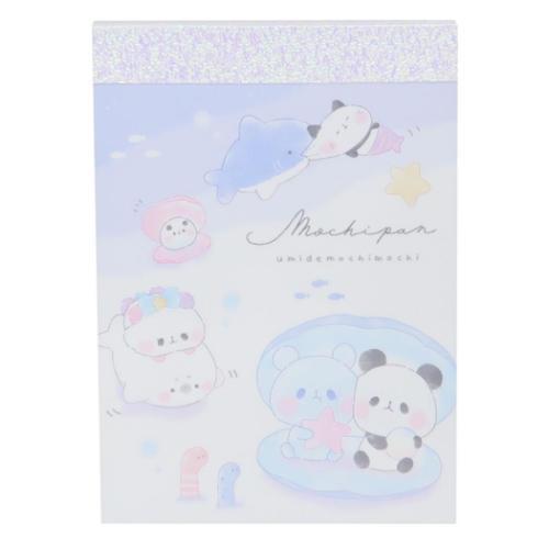 ミニミニメモ メモ帳 もちもちぱんだ うみでもちもち カミオジャパン